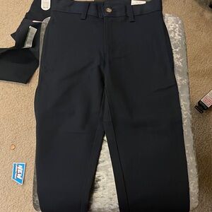Brand new. Never been worn uniform blue pants for boys. Wonder Nation (Walmart)